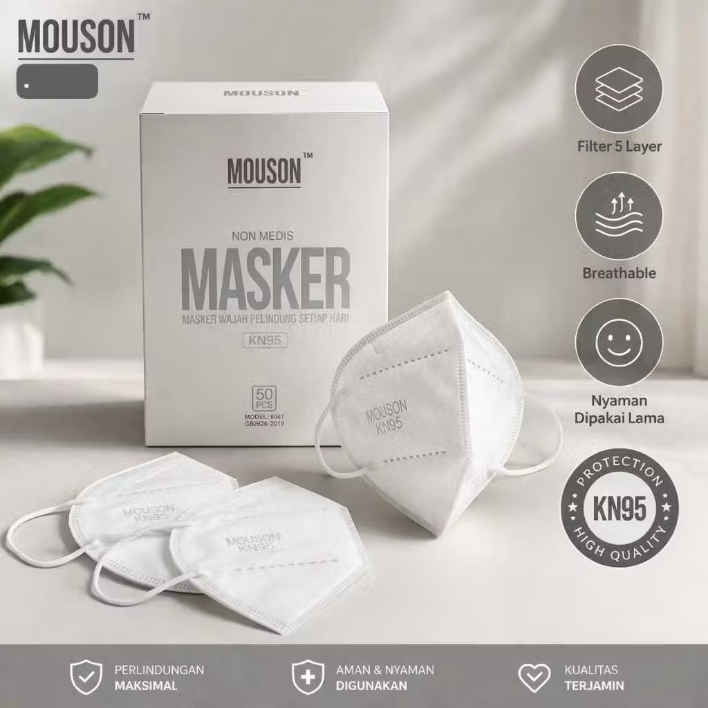 KNBOX-KN95 MOUSON ISI 50pc BOX ORIGINAL