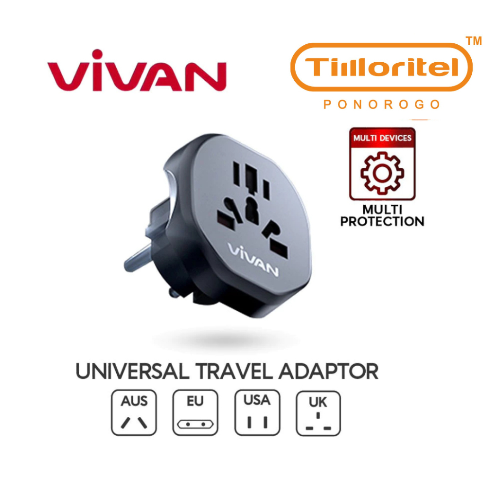 ADAPTOR VIVAN VPS-T001A MULTI COUNTRY/INTERNATIONAL