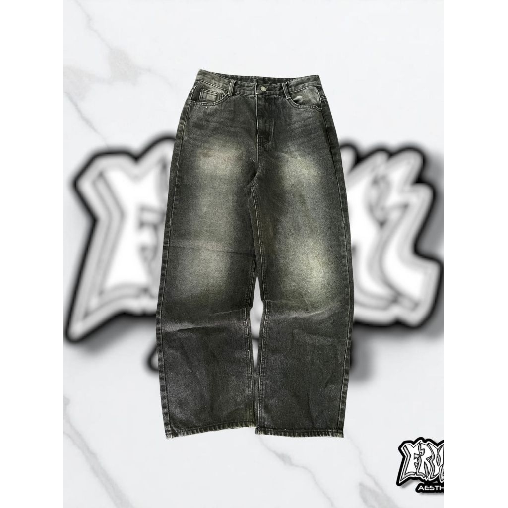 BAGGY PANTS BLACK WASH
