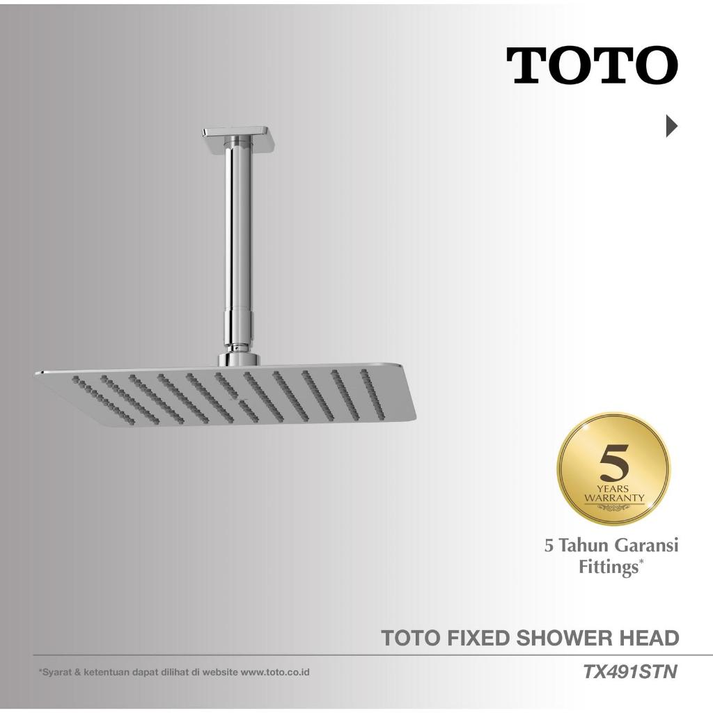 TOTO Shower Head TX491STN | Head Shower - Shower Mandi - Rain Shower