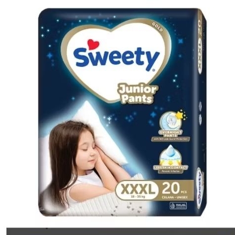 SWEETY GOLD COMFORT POPOK CELANA ANAK XXXL ISI 20 PCS 1 BALL
