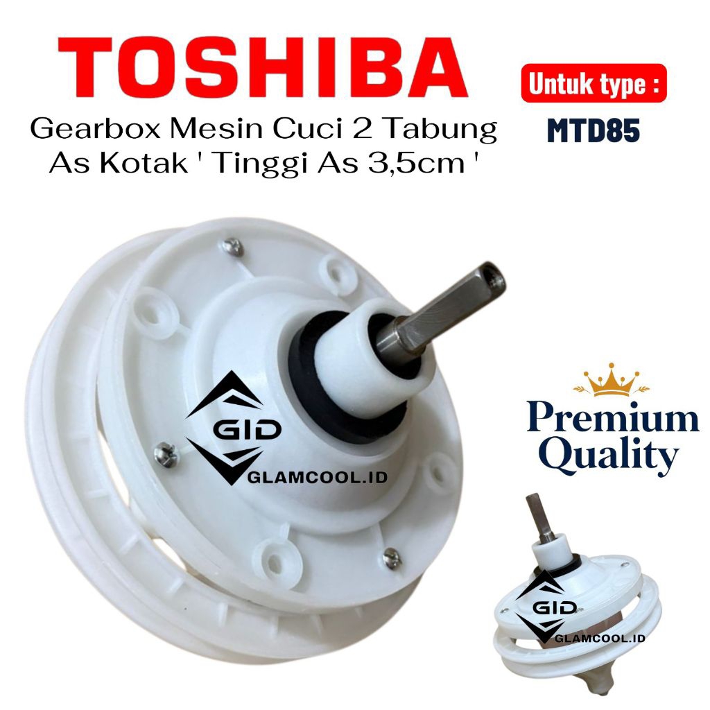 GEARBOX MESIN CUCI TOSHIBA 2 TABUNG AS KOTAK MTD85 MTD 85