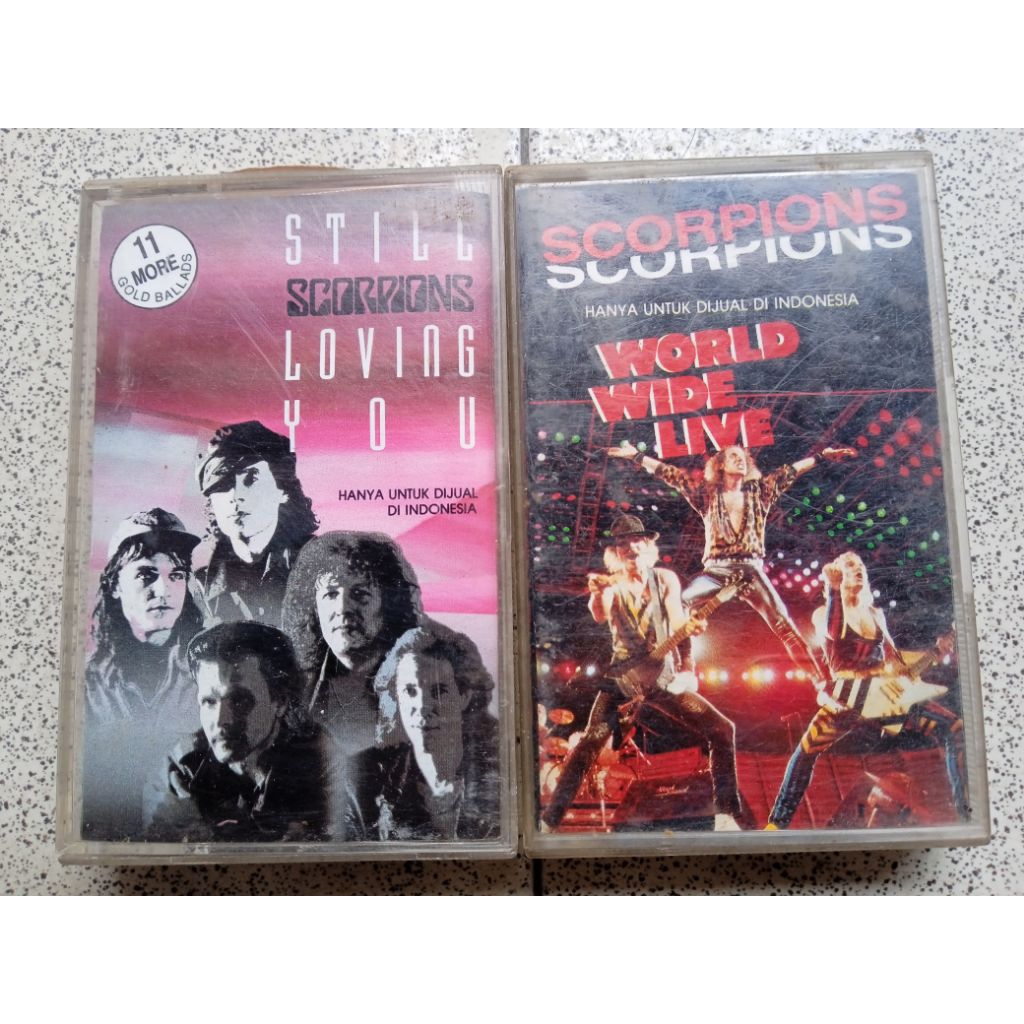 Kaset Pita SCORPIONS, Harga 2 kaset