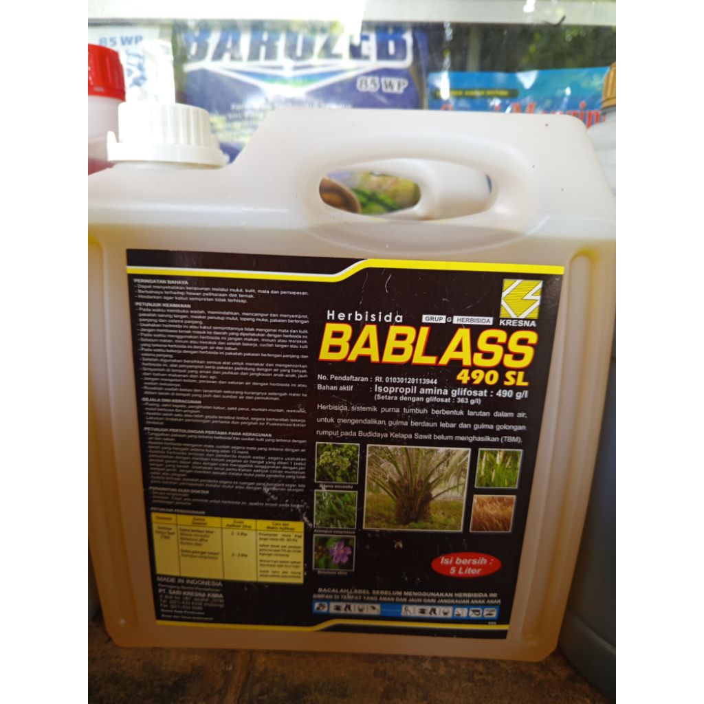 HERBISIDA BABLASS 490 SL 5 LITER