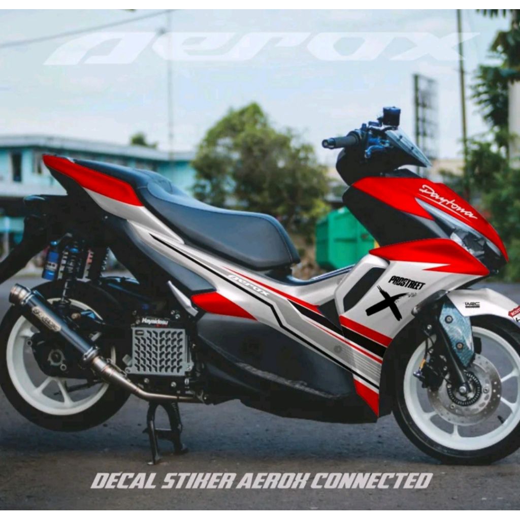 STIKER DECAL AEROX CONECTED FULL BODY VARIASI FROSTREET