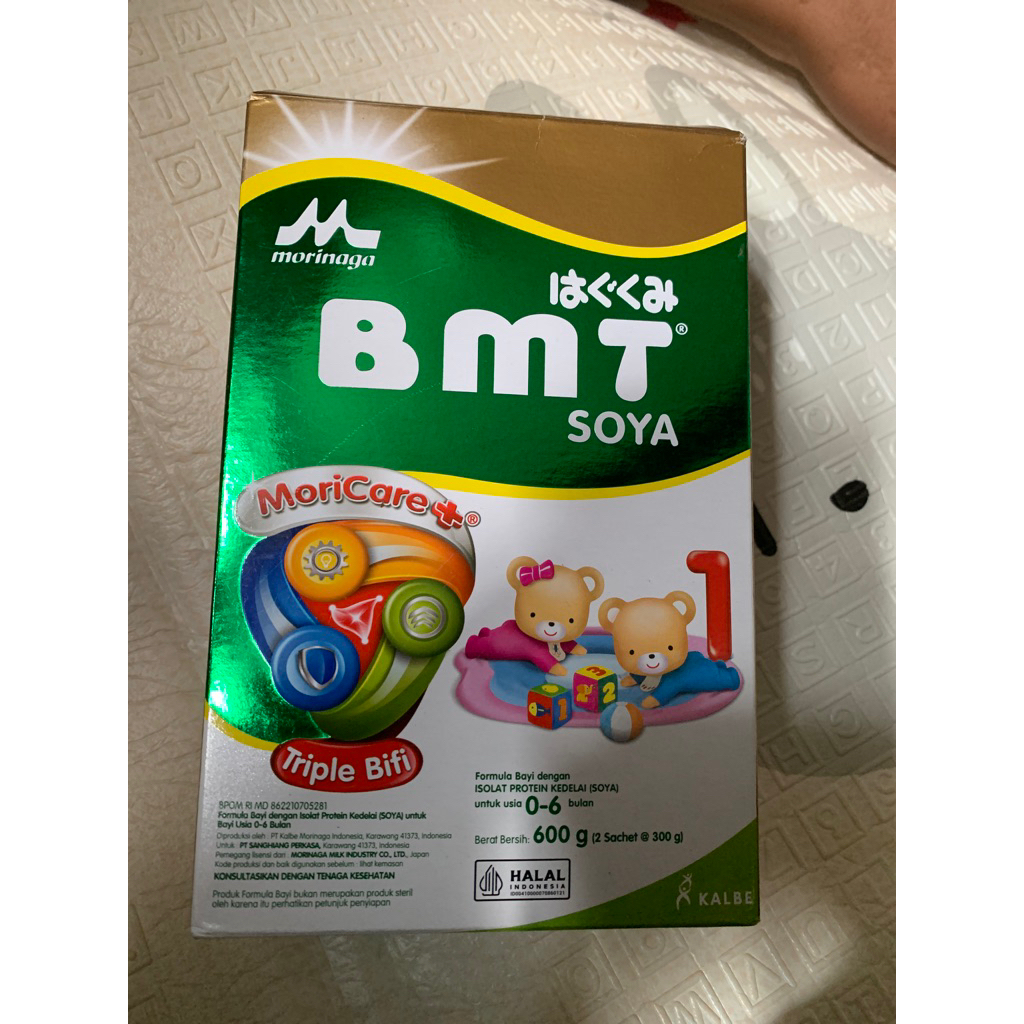 Susu Formula Bayi BMT Soya 1 300gr untuk 0-6 Bulan dengan Isolat Protein Kedelai