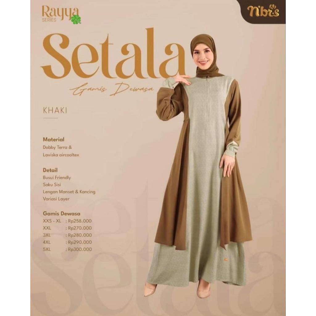 Gamis Setala Nibras Spesial Diskon