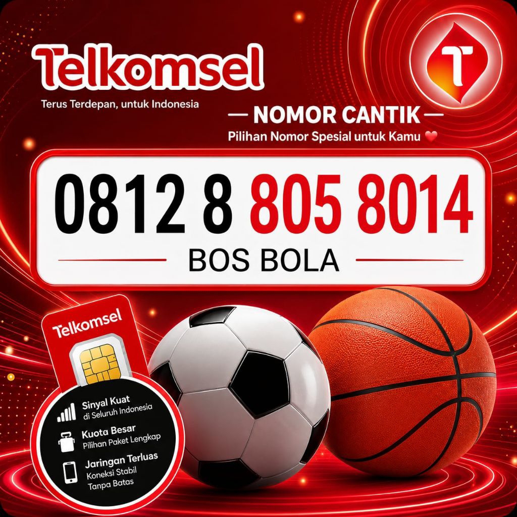 nomor cantik simpati 805 8014 BOS BOLA