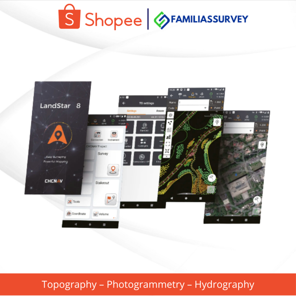 Lisensi CHCNAV LandStar 8 Land Surveying and Mapping App for HP & Controller