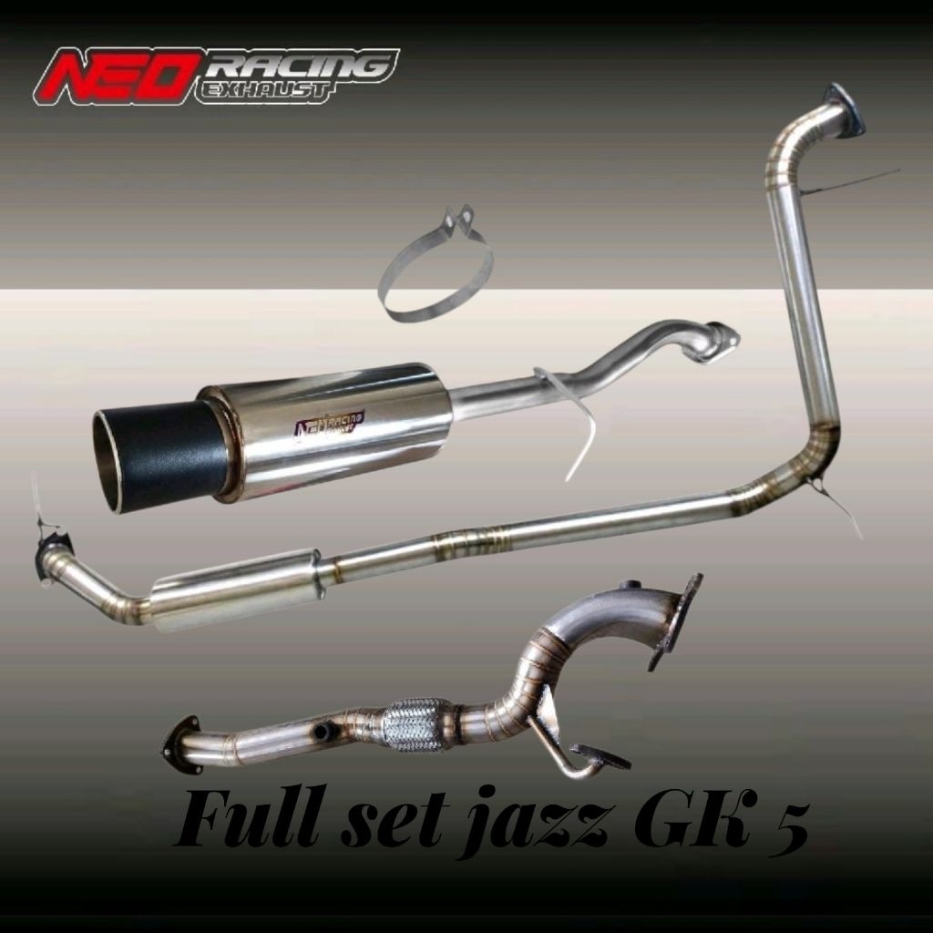 Knalpot mobil Brio full system
