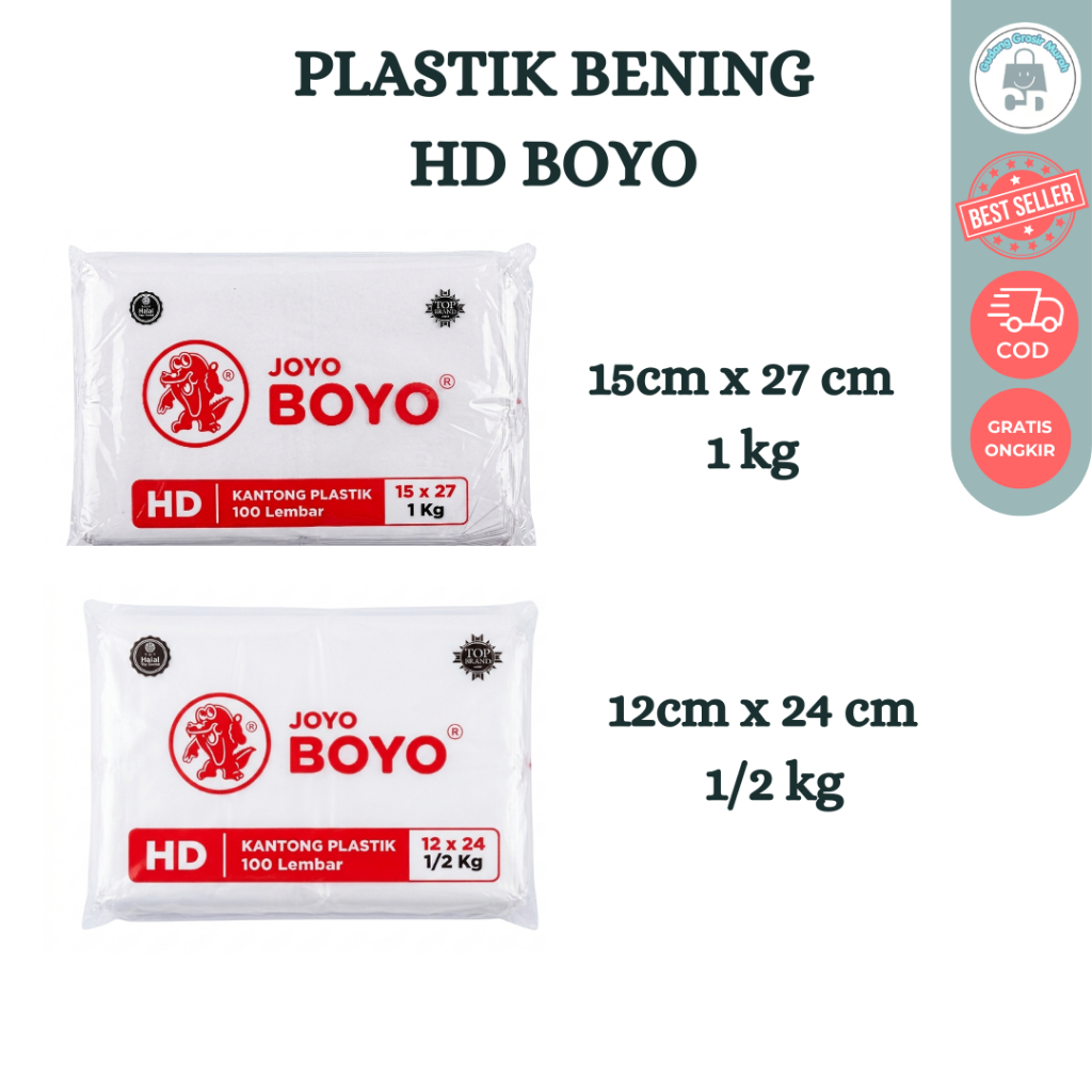 KANTONG PLASTIK BENING HD JOYO BOYO PLASTIK MAKAN PLASTIK ES PLASTIK KUAH