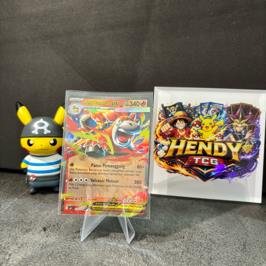 Pokemon TCG Indonesia Mega Camerupt ex RR 022/126