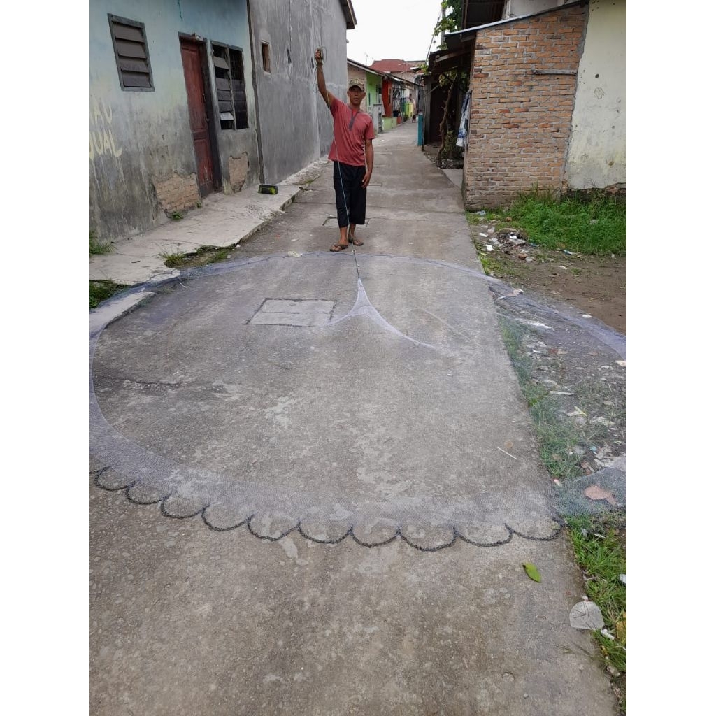 jala udang 3/4 senar 0,30 panjang 2 meter