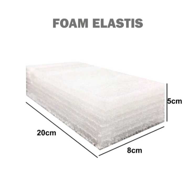 Busa Bunga Elastis PE Foam Putih / Busa Buket - Busa Bunga Dekorasi