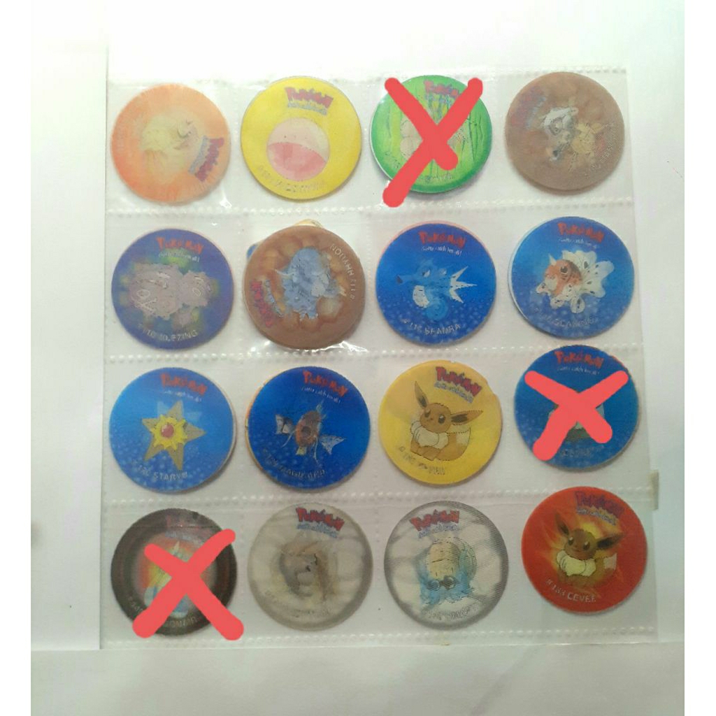 tazos pokemon 3d tazo chiki jadul