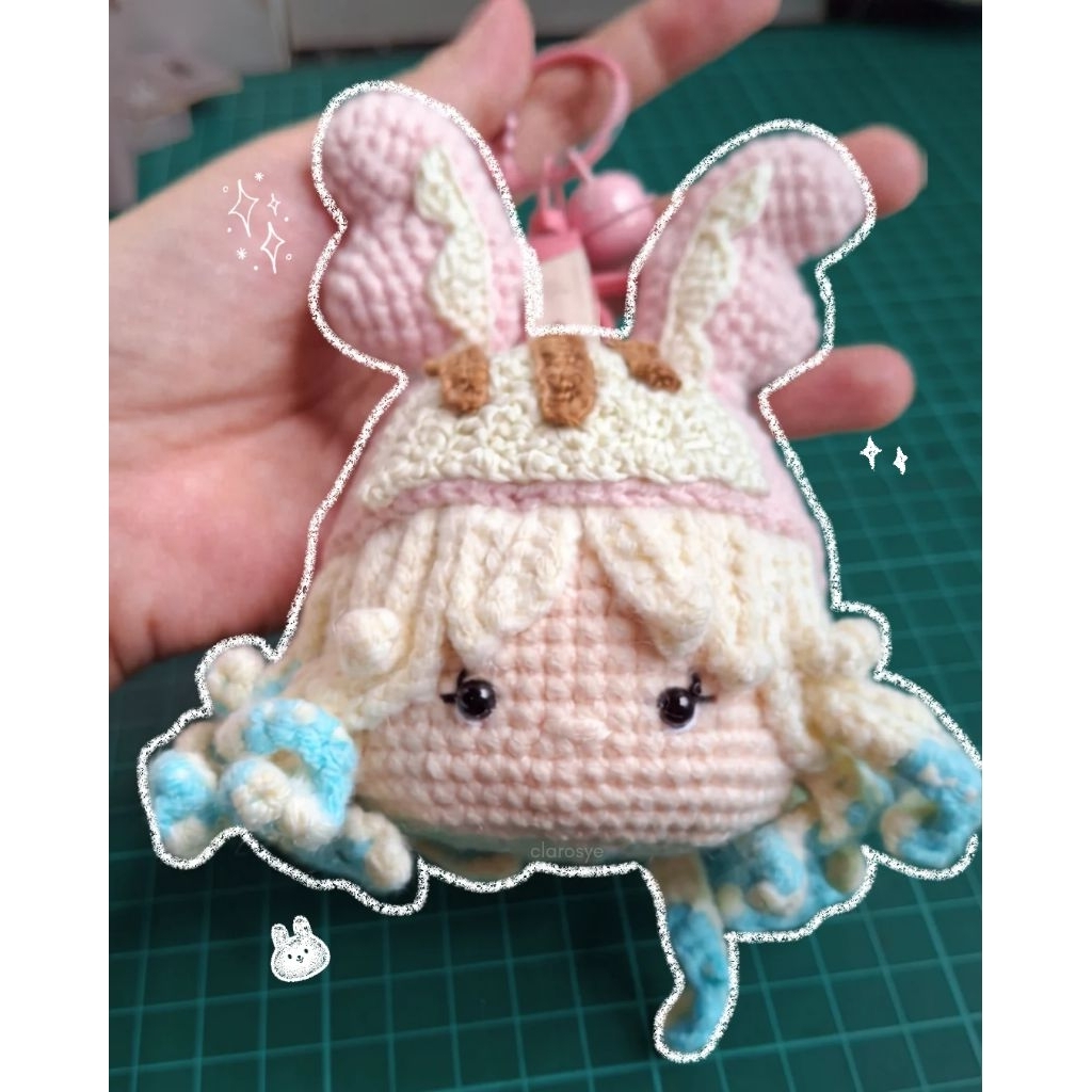 Seventeen Jeonghan Toram Miniteen Hat Bagcharm Keychain Keying Amigurumi SVT