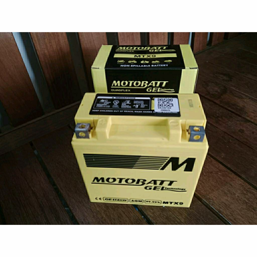 Aki Motor Bajaj Pulsar MTX9 Motobatt Accu Kering