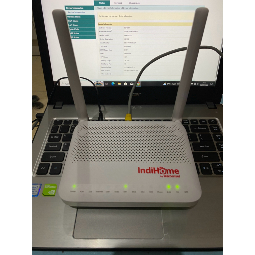 Router Wifi Fiberhome HG6145D2