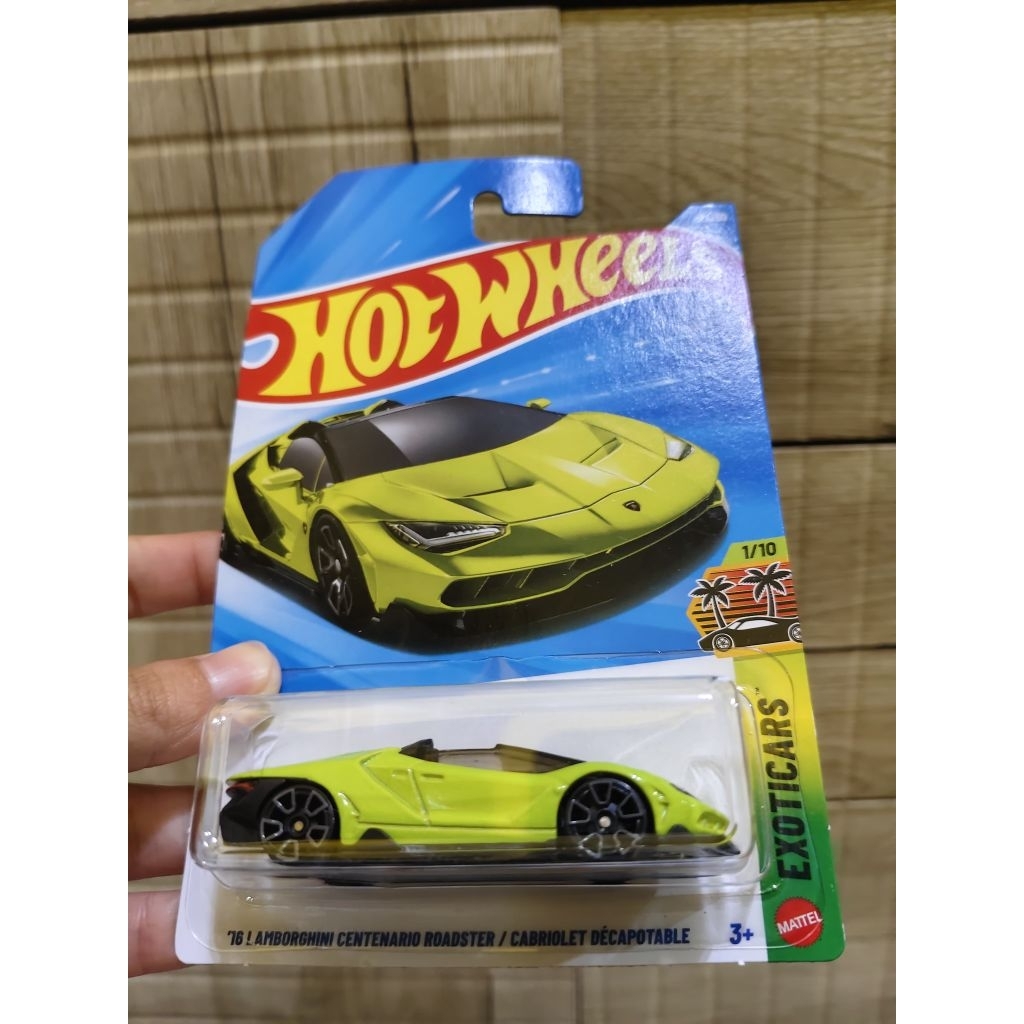 Hot Wheels 16 LAMBORGHINI CENTENARIO ROADSTER HotWheels Real Car HW Lamborghini