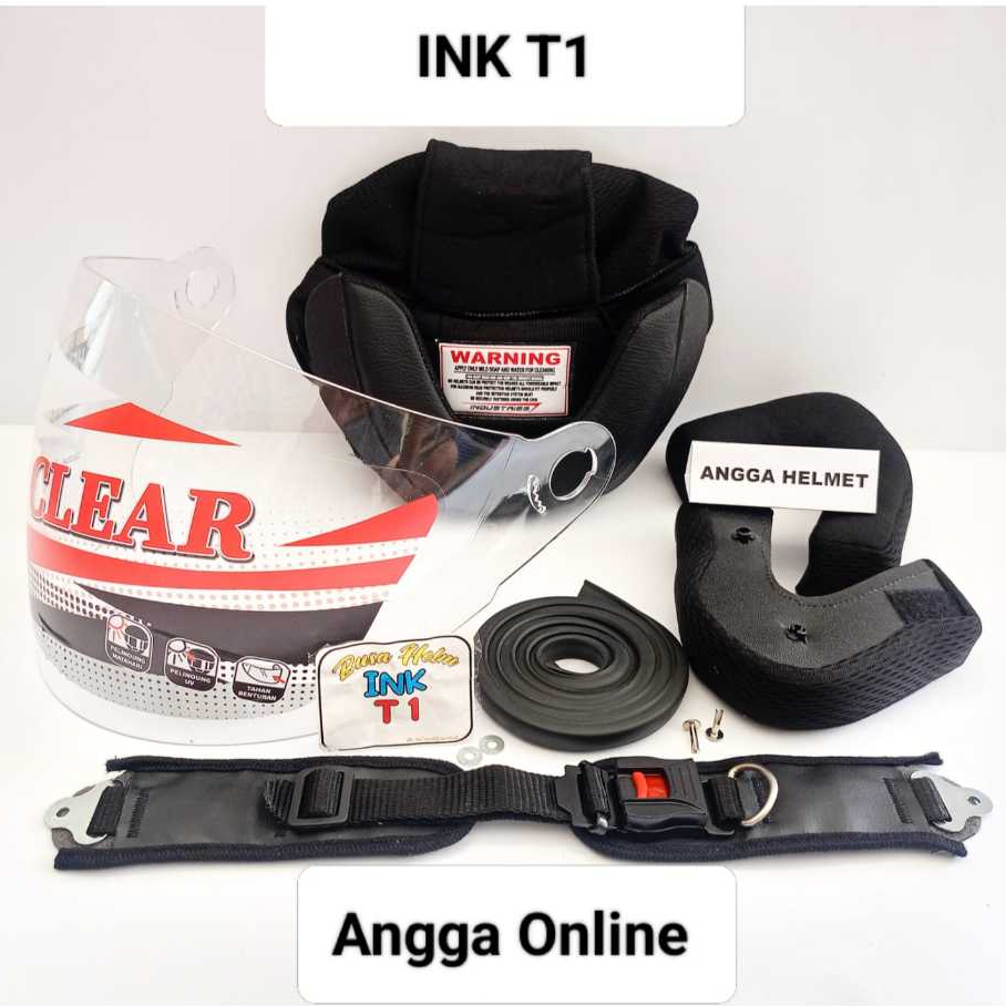 PAKET sparepart Helm INK T1, INK CL 25 / 26, INK CX 22, INK CX22, INK CENTRO, INK CX390, INK CX 390,