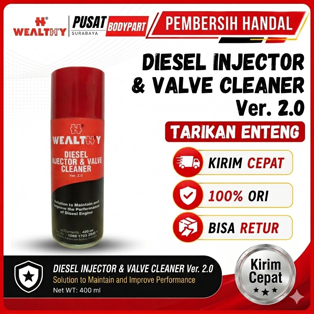 WEALTHY Diesel Injector & Valve Cleaner 400ml