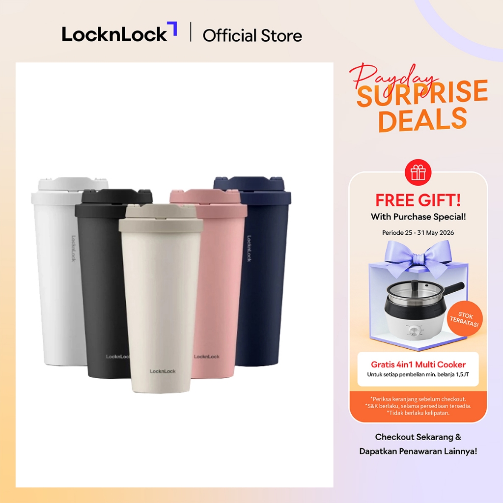 LocknLock One Touch Clip Tumbler 550ML - LHC3249
