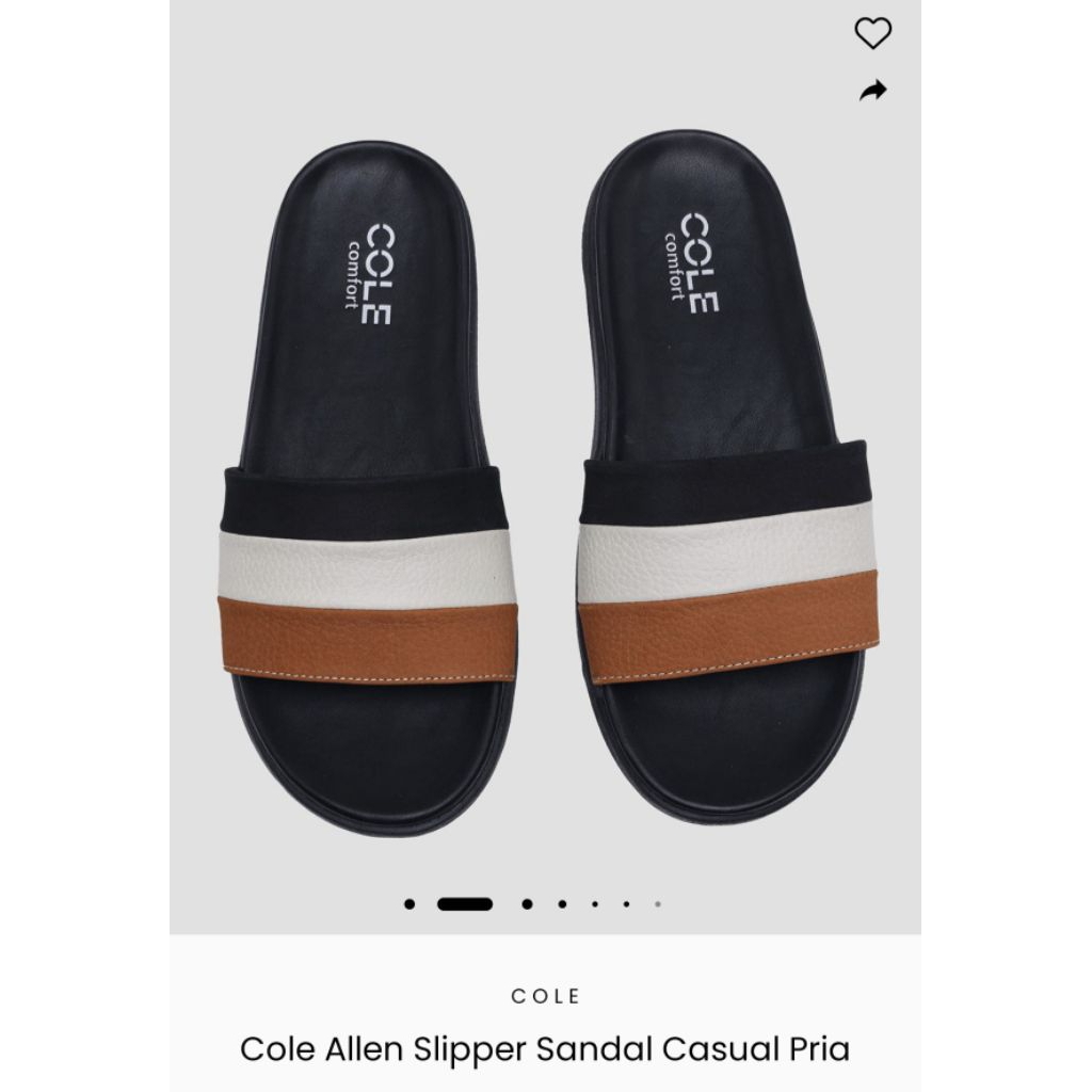 Sandal Pria - Cole Allen Slipper Sandal Casual Pria - ALLEN