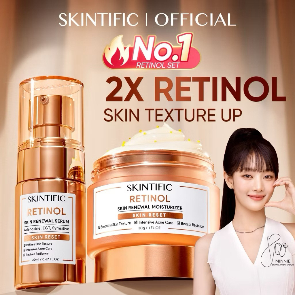 skintific retinol skin renewal moisturizer skintific - skintific retinol skim renewal serum skintifi