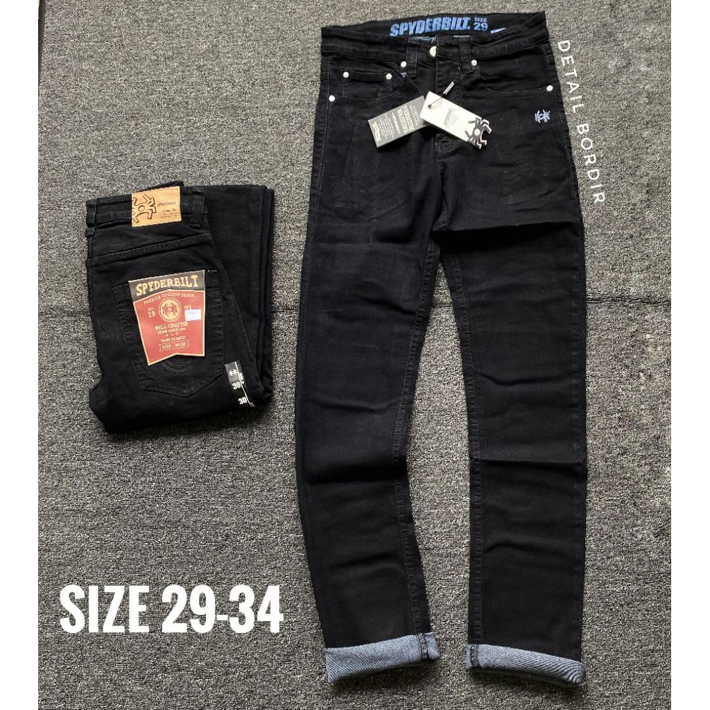 Celana Jeans Panjang Cowok Spyderbilt Premium