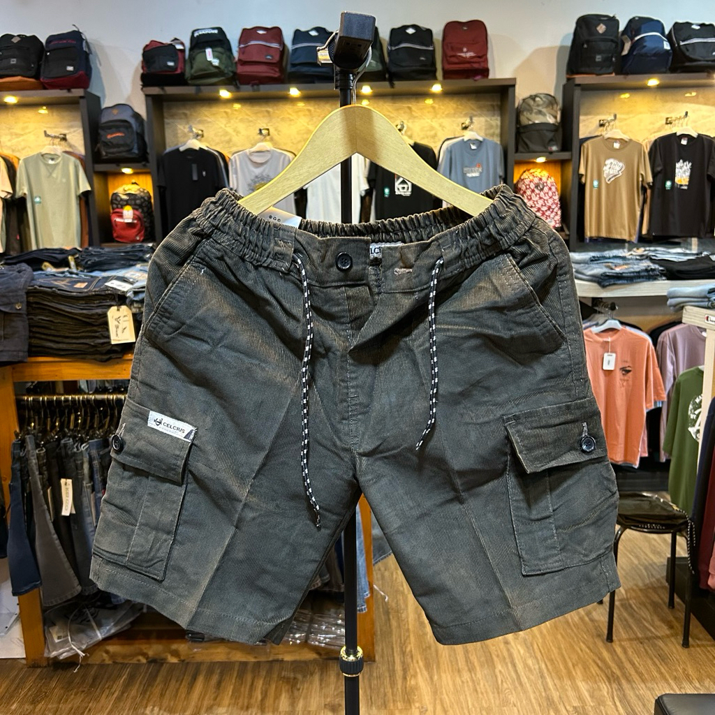 CELANA PENDEK CELCIUS CARGO/BOARDSHORT PRIA WASHING