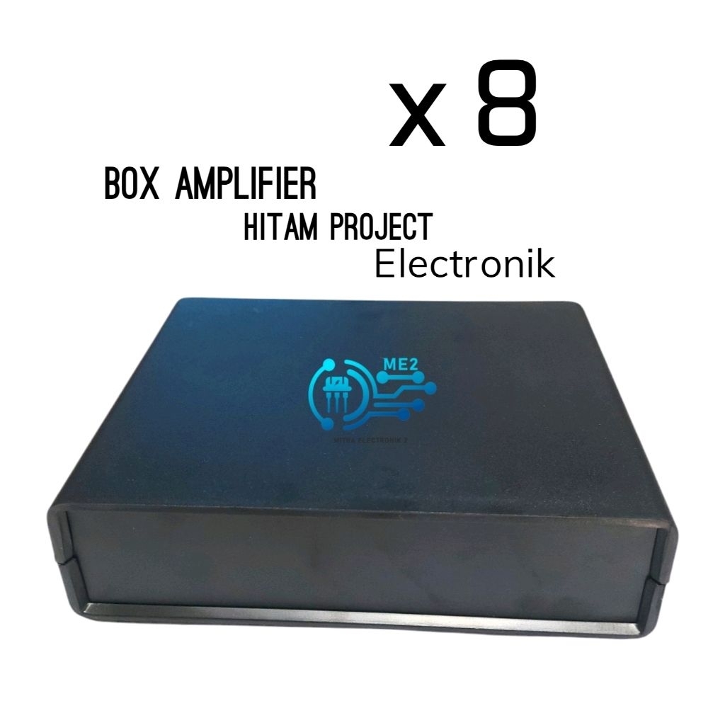 AEBRAND BOX MULTI X8 HITAM UKURAN 16x13x4.5 CM -  BOX PROJECT X8 MULTI FUNGSI BOX KOTAK KX8