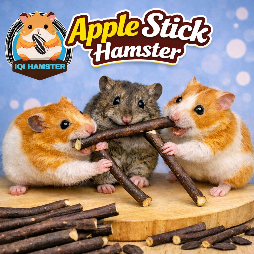 Mainan Hamster Stik Apel - Apple Orchard Stick - Chew Toy - Gigitan Hamster