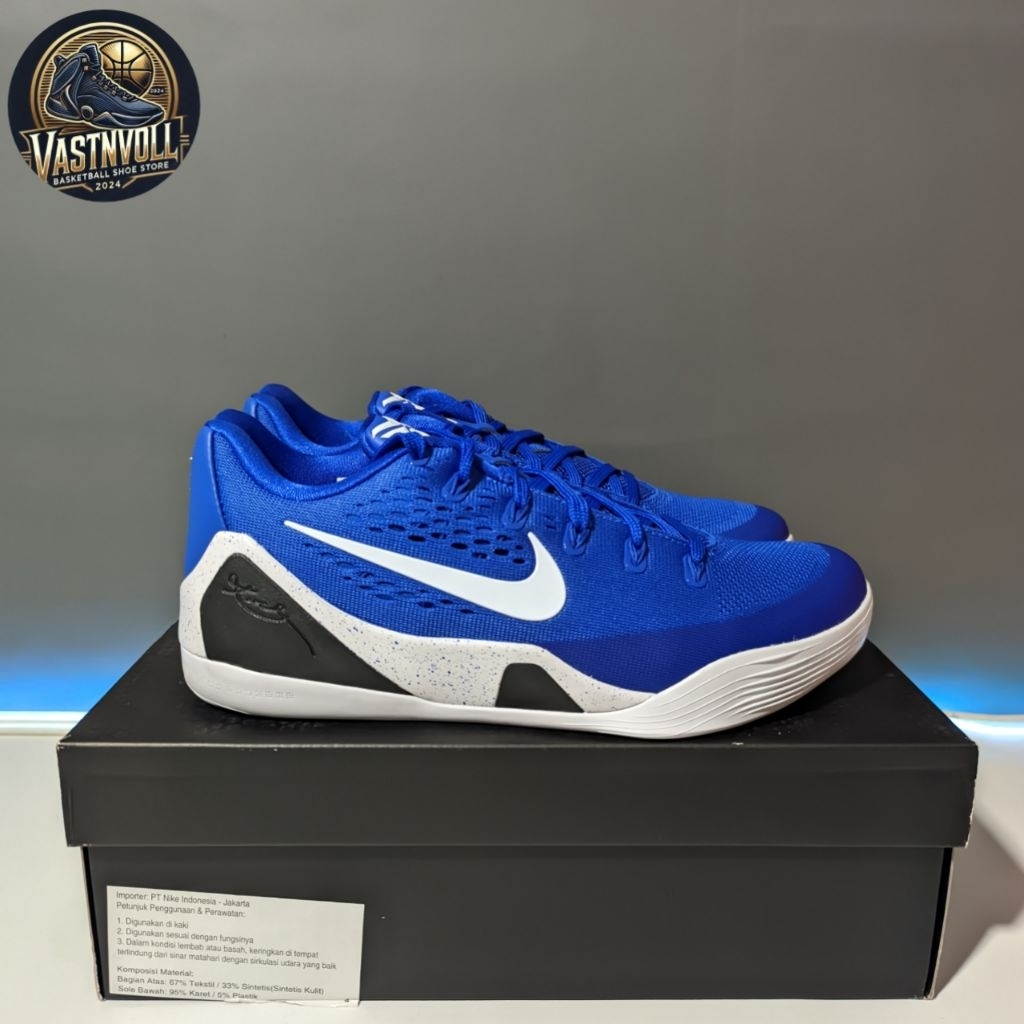 Nike Kobe 9 Elite Low Protro Game Royal Sepatu Basket Original