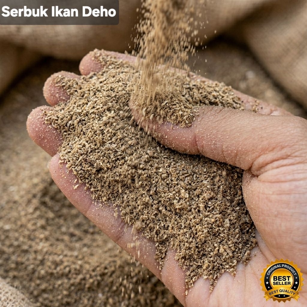 Serbuk deho serbuk ikan DEHO TUNA gurih umpan ikan burayak mancing