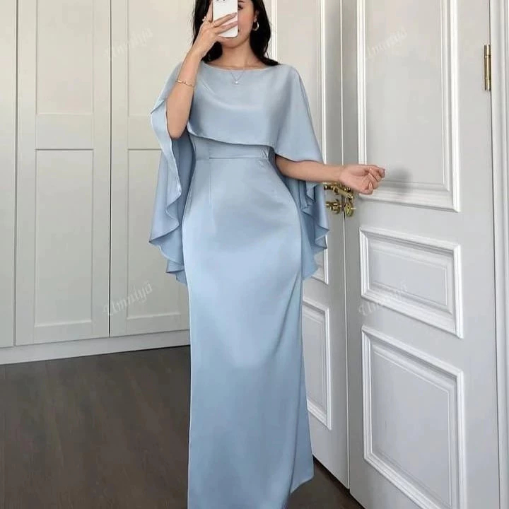 DRESS/SATIN DIVA DRES/LOVLEY SATIN SILK PREMIUM POLOS/BRIDESMAID S-4XL AF027