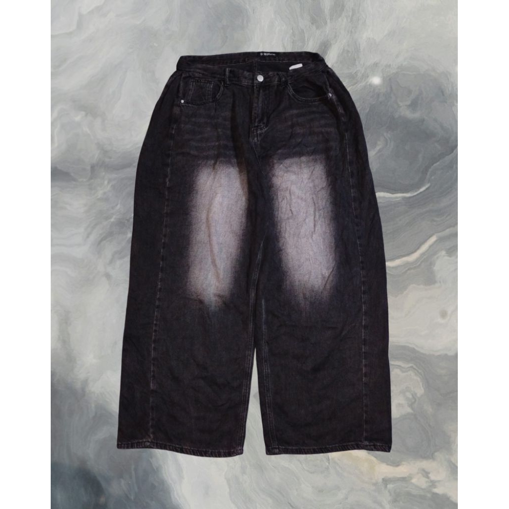 Celana Baggy Retro Ballon Jeans Gombrong S-Bin