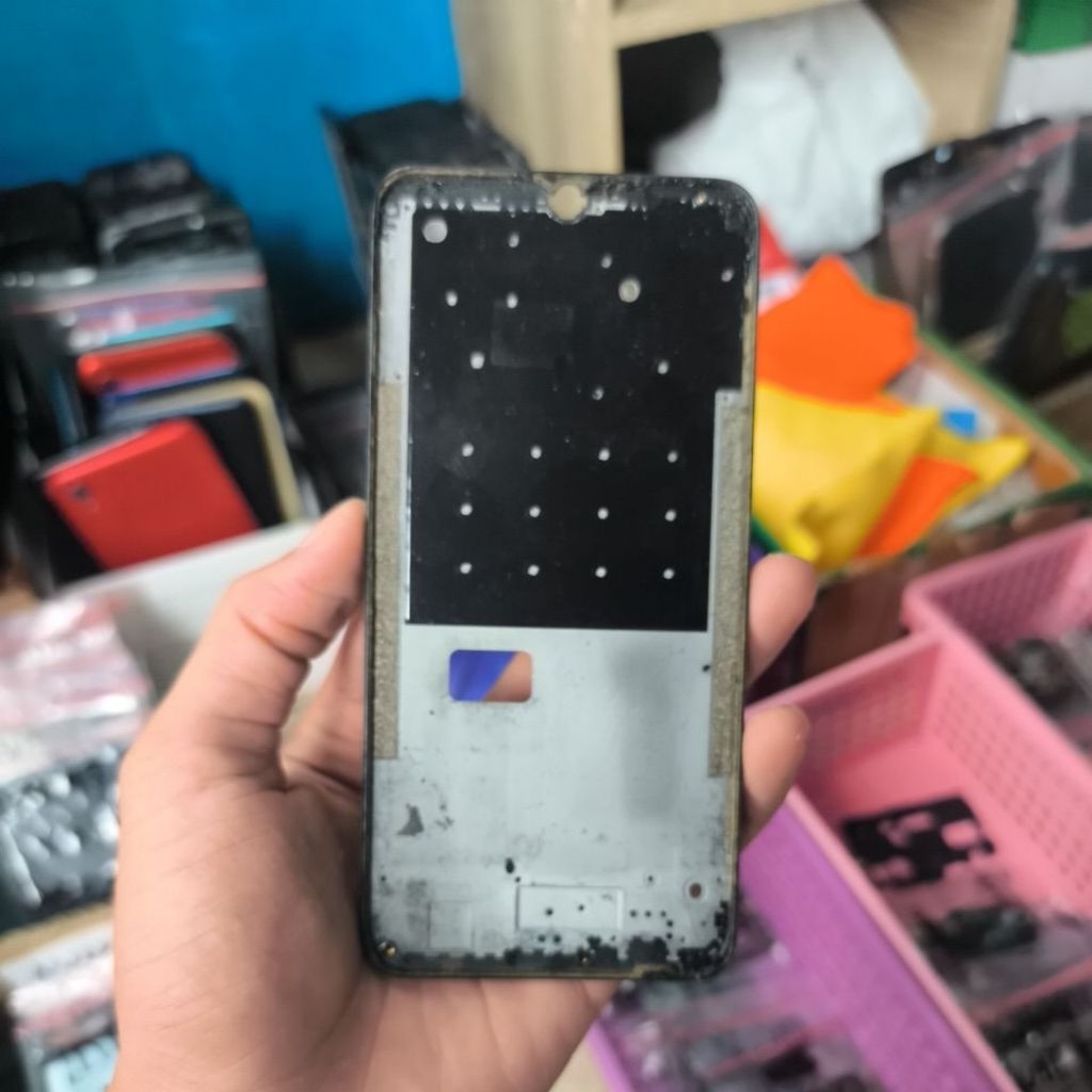 FRAME MIDLE TATAKAN LCD OPPO A7 2020 LAYAK PAKAI NO BONCEL BONCEL ORIGINAL COPOTAN