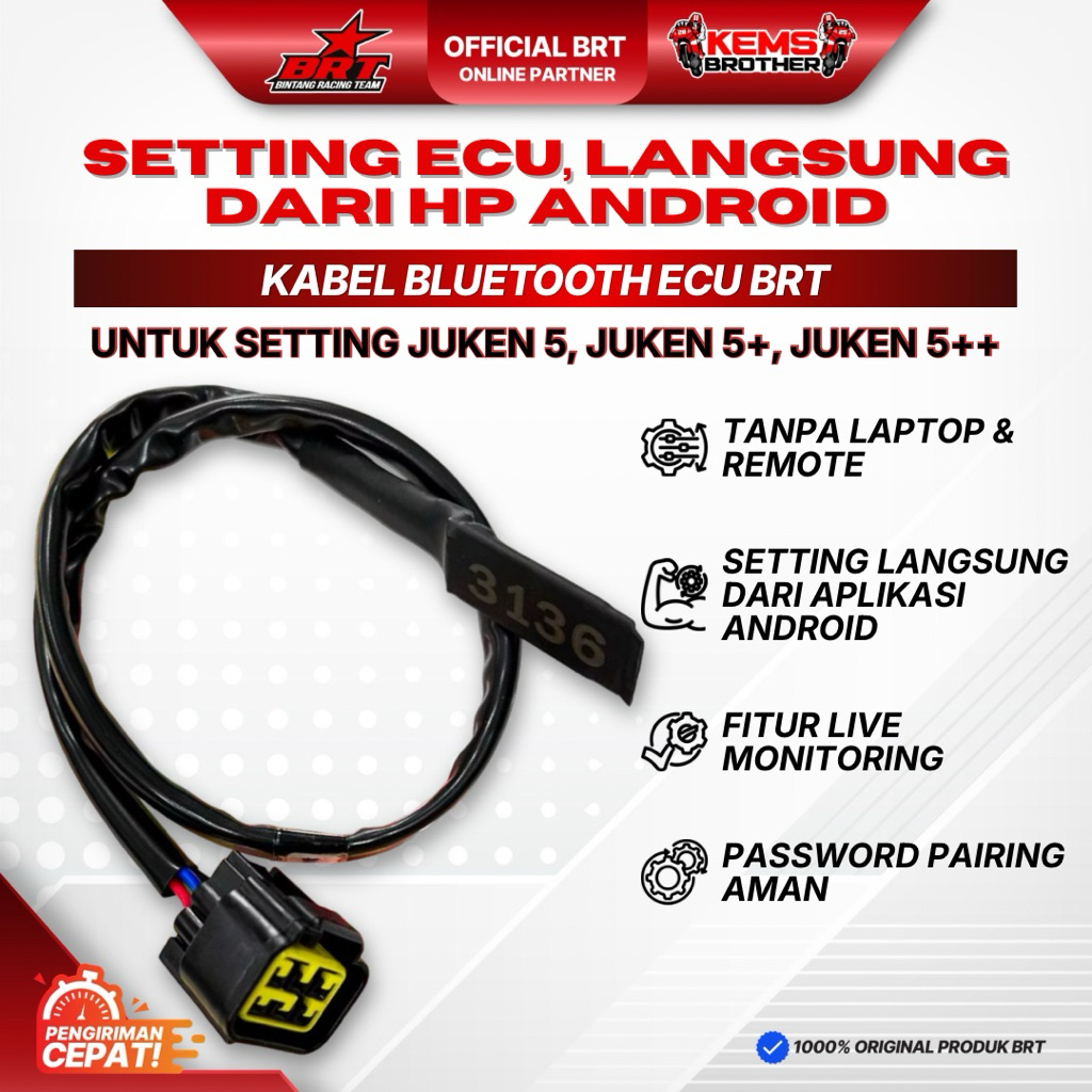 KABEL BLUETOOTH JUKEN 5 DAN JUKEN 5+ ORIGINAL BRT