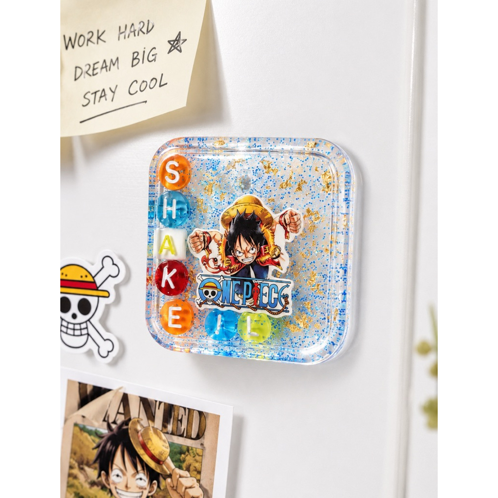 Magnet Kulkas One Piece (Custom Nama)