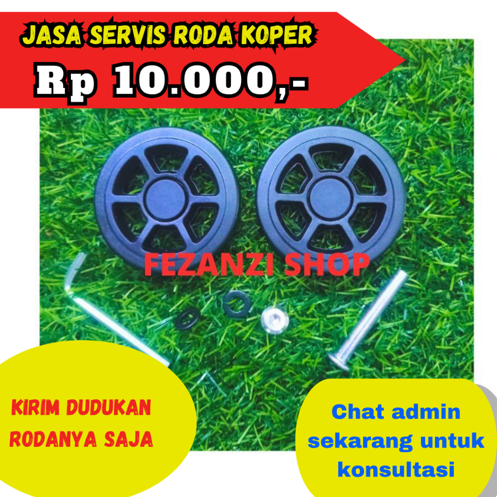 Roda koper replacement blacklary diameter 6cm