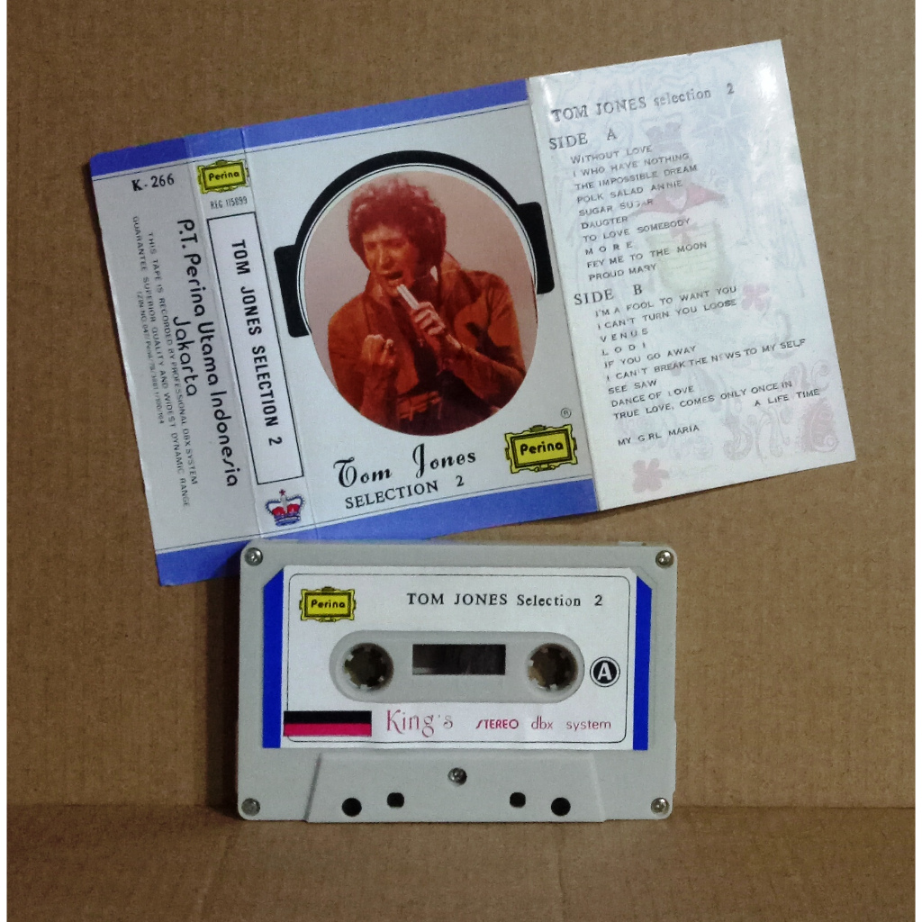 TOM JONES - SELECTION 2 - Kaset