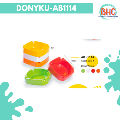 ASBAK MELAMIN PERSEGI-DONYKU