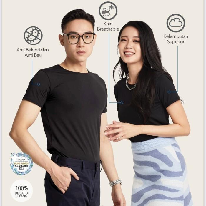 Aulora top basic kaos kesehatan pria wanita