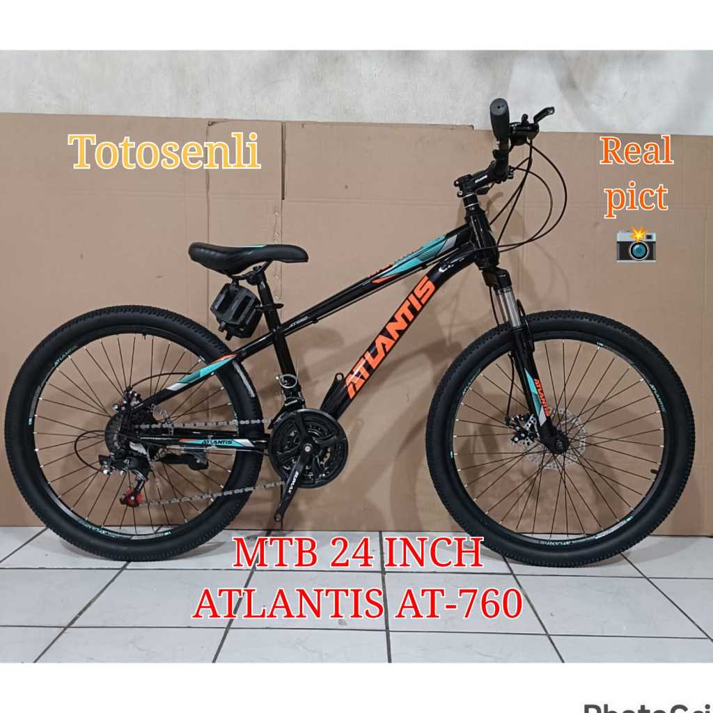 sepeda gunung mtb 24 inch atlantis 760 sepeda gunung mtb 24 inch