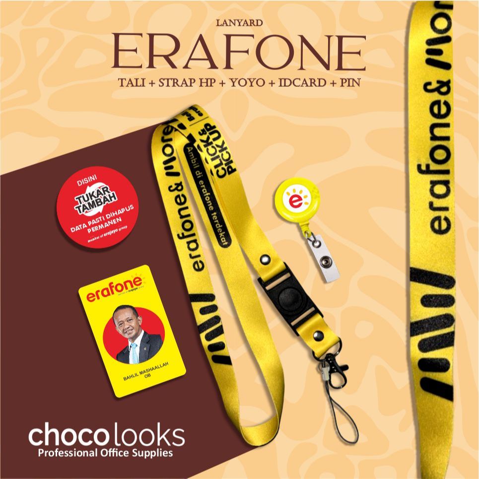 Tali IDcard Erafone | lanyard ERAFONE [ REDFY STOCK ]