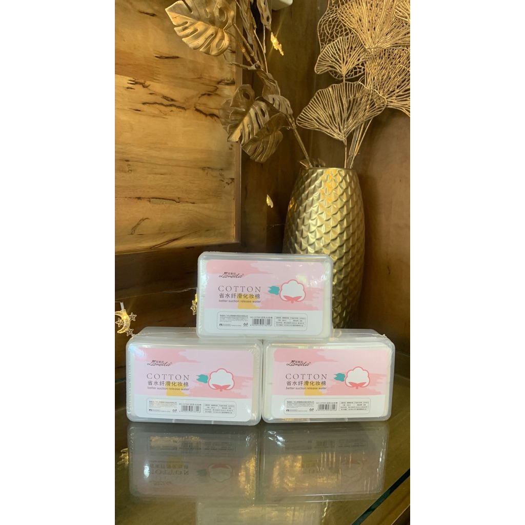 kapas wajah super soft isi 1000pcs/ kapas toner tipis 1000pcs FREE BOX