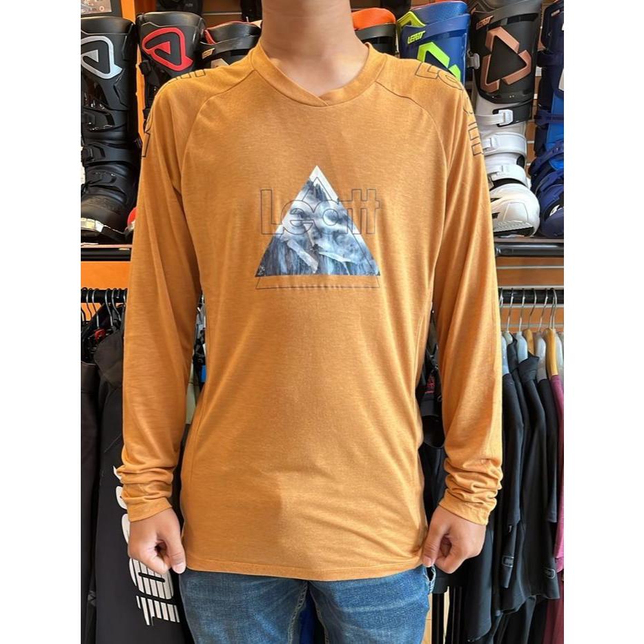 Jersey leatt sepeda MTB 2.0 GRAVITY, SUEDE 23s, SZ.L