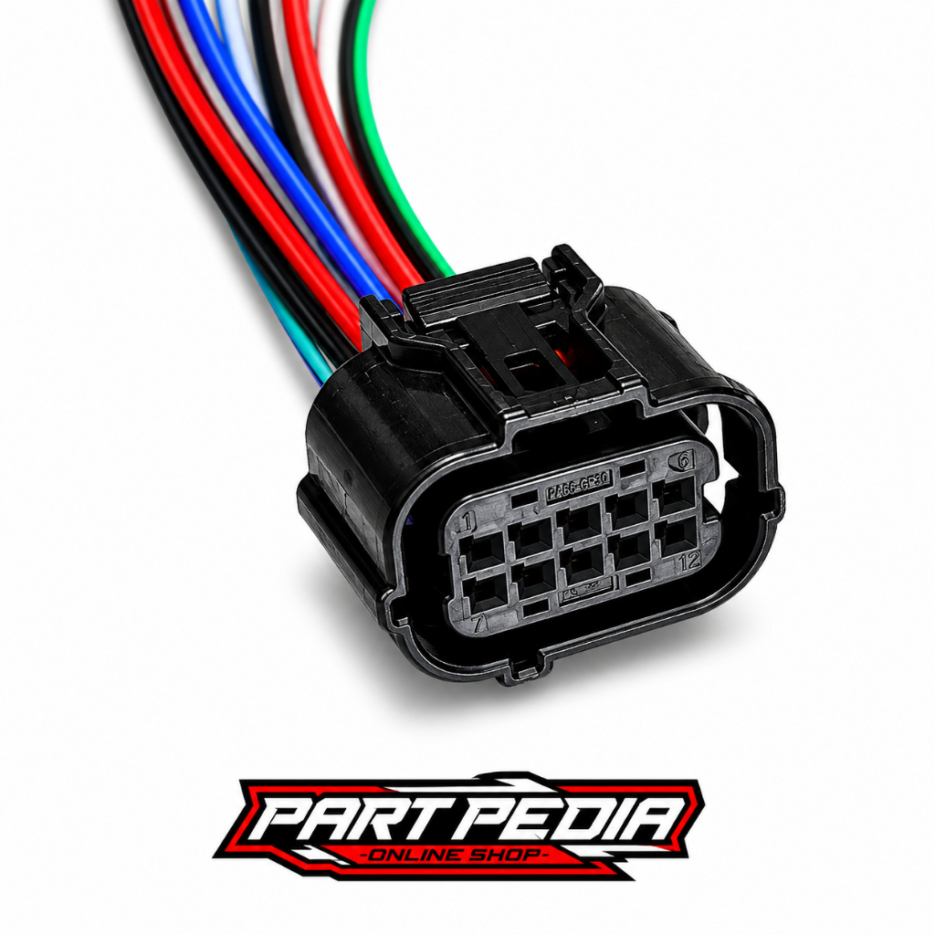 kabel soket socket modul remot modul answer back system 10 pin honda Vario 125 150 Scoopy Fi Vario o