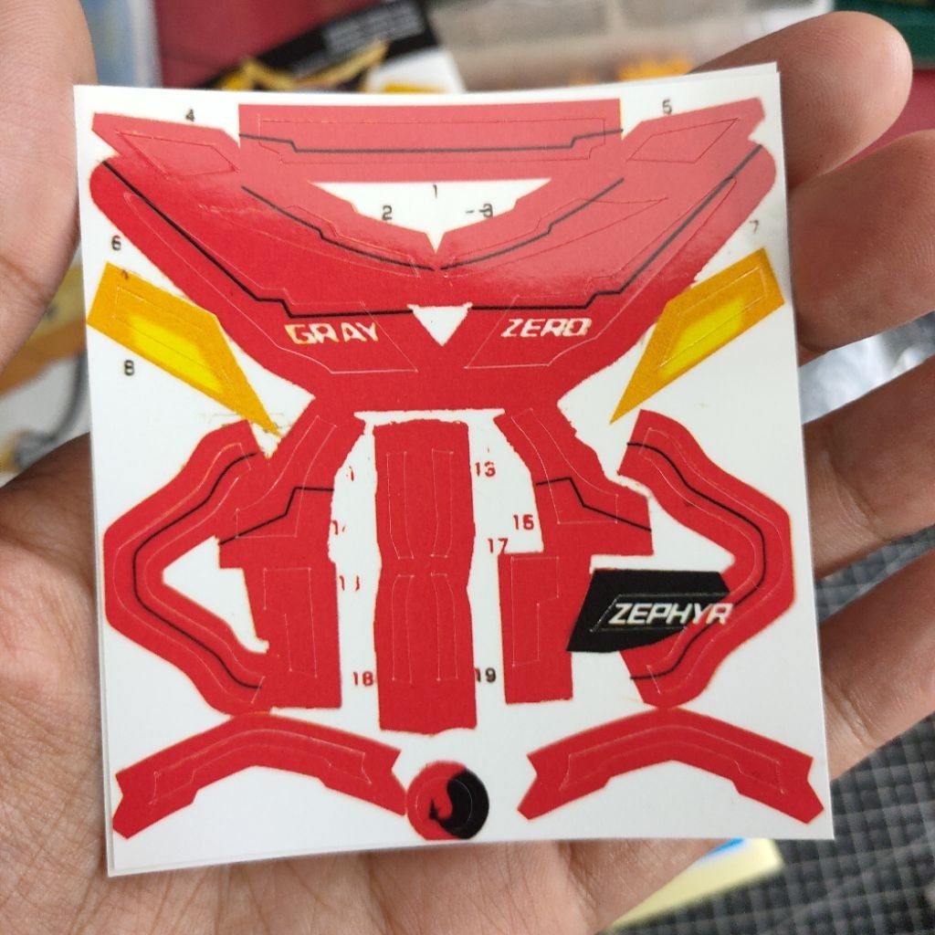 battle bdaman cutting sticker for chrome zephyr