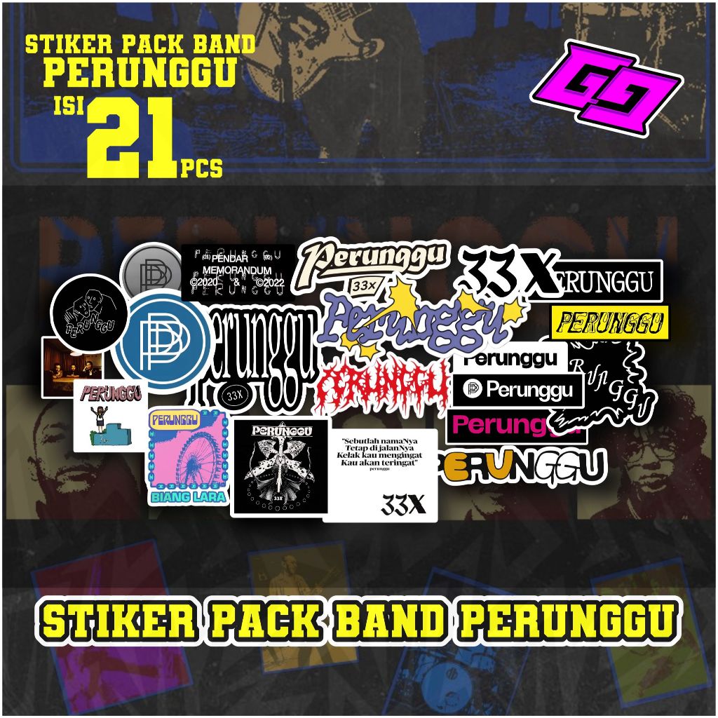 STIKER PACK BAND PERUNGGU YANG SEDANG TREND STIKER PACK BAND PERUNGGU KEREN BANGET TERBARU KEKINIAN